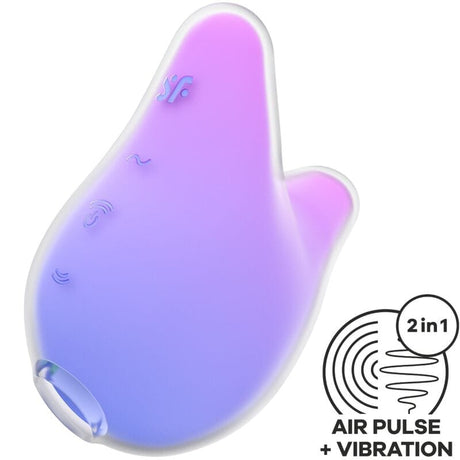 Vibrator Mermaid Vibes Stimulator & Violett und Rosa