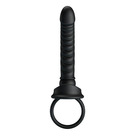 Vibrator Merritt anal mit Ring Schwarz