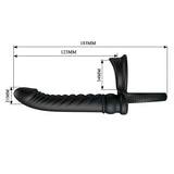 Vibrator Merritt anal mit Ring Schwarz – Ansicht 9