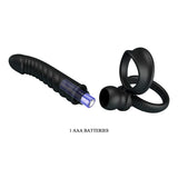 Vibrator Merritt anal mit Ring Schwarz – Ansicht 8