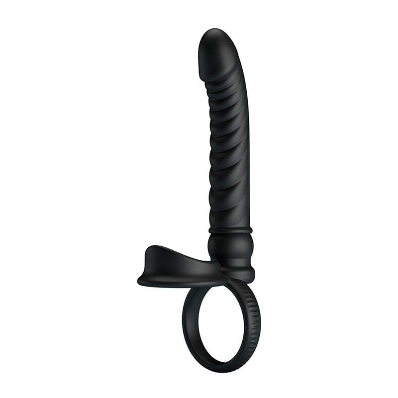 Vibrator Merritt anal mit Ring Schwarz – Ansicht 3