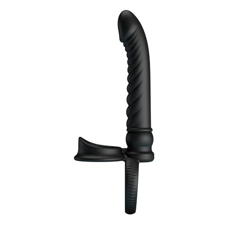 Vibrator Merritt anal mit Ring Schwarz