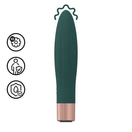 Vibrator Mini Bullet Waldgrün 14,4 x 3 cm