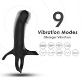 Vibrator mit Ring & Schwarz