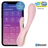 Vibrator Mono Flex Rosa mit App