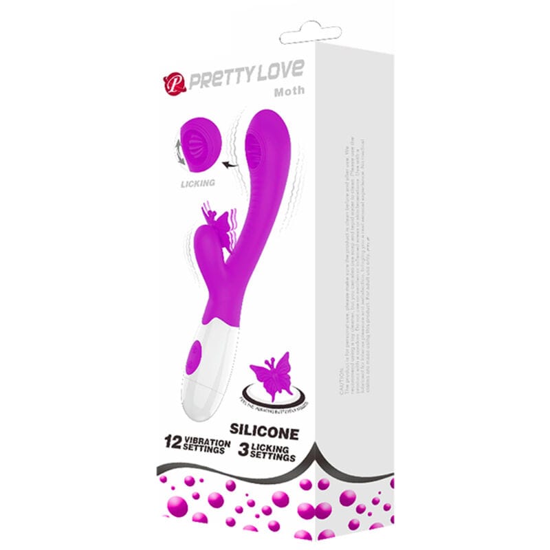 Vibrator Moth Lecken und Vibrieren Flieder 20,7 x 3,2 cm – Ansicht 4