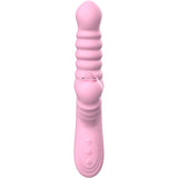 Vibrator Multifunktionsvibrator mit Stimulierender Zunge Wärmeeffekt Rosa