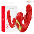 Vibrator Nathy Doppelvibrator mit Multifunktions-Stimulierender Mund Rot