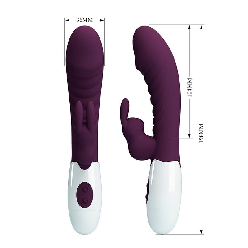Vibrator Naughty Bunny Rabbit 30 Funktionen Lila – Ansicht 8