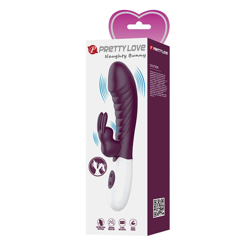 Vibrator Naughty Bunny Rabbit 30 Funktionen Lila – Ansicht 11