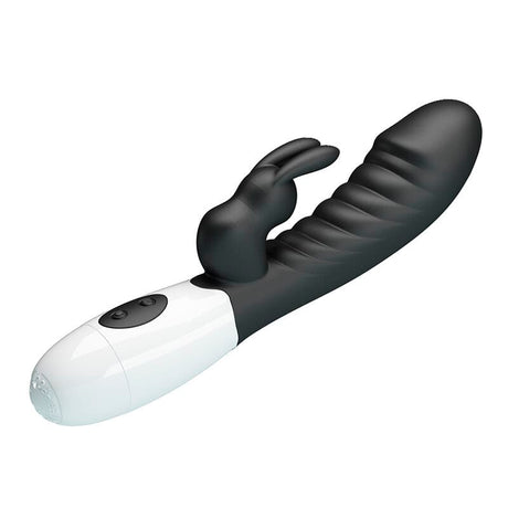 Vibrator Naughty Bunny Rabbit 30 Funktionen Schwarz