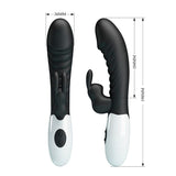 Vibrator Naughty Bunny Rabbit 30 Funktionen Schwarz – Ansicht 8