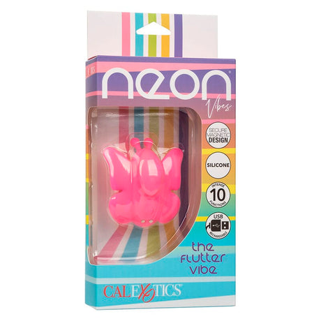 Vibrator Neon Vibes der Flutter Vibe Stimulator 10 Vibrationen Rosa