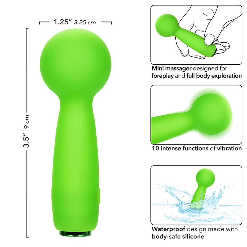 Vibrator Neon Vibes the Bubbly Vibe Mini- 10 Vibrationen Grün