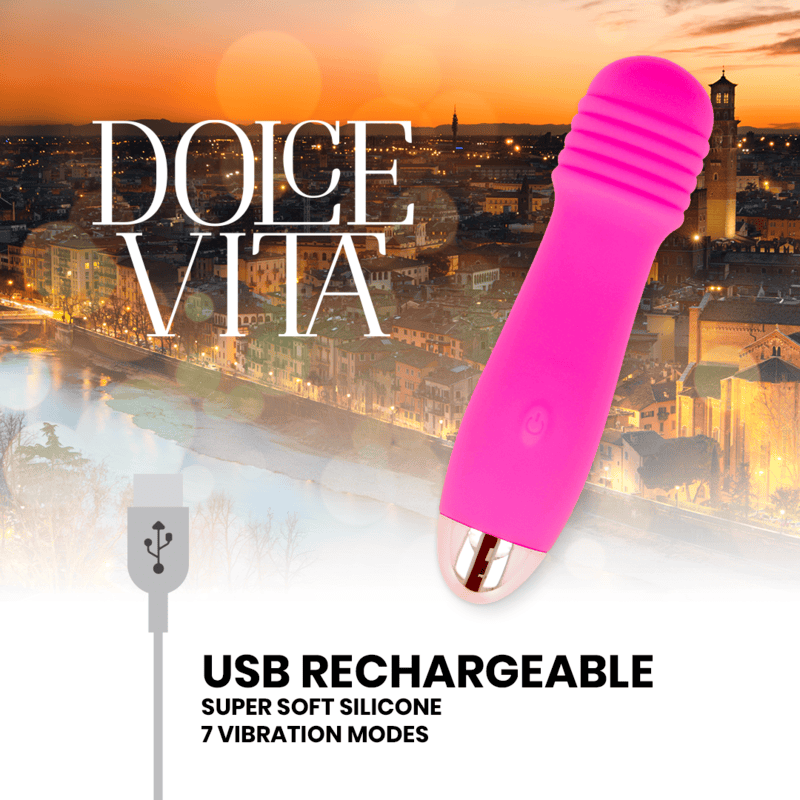 Vibrator Nr. 3 Silikon Rosa 12,2 x 2,8 cm – Ansicht 4
