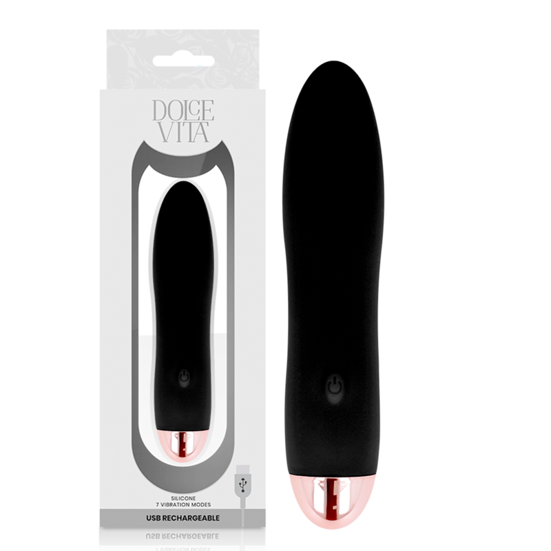 Vibrator Nr. 4 Silikon Schwarz Ø 2,6 cm