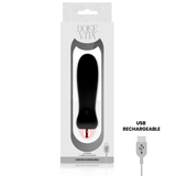 Vibrator Nr. 5 Silikon Schwarz 12,4 x 2,8 cm – Ansicht 3