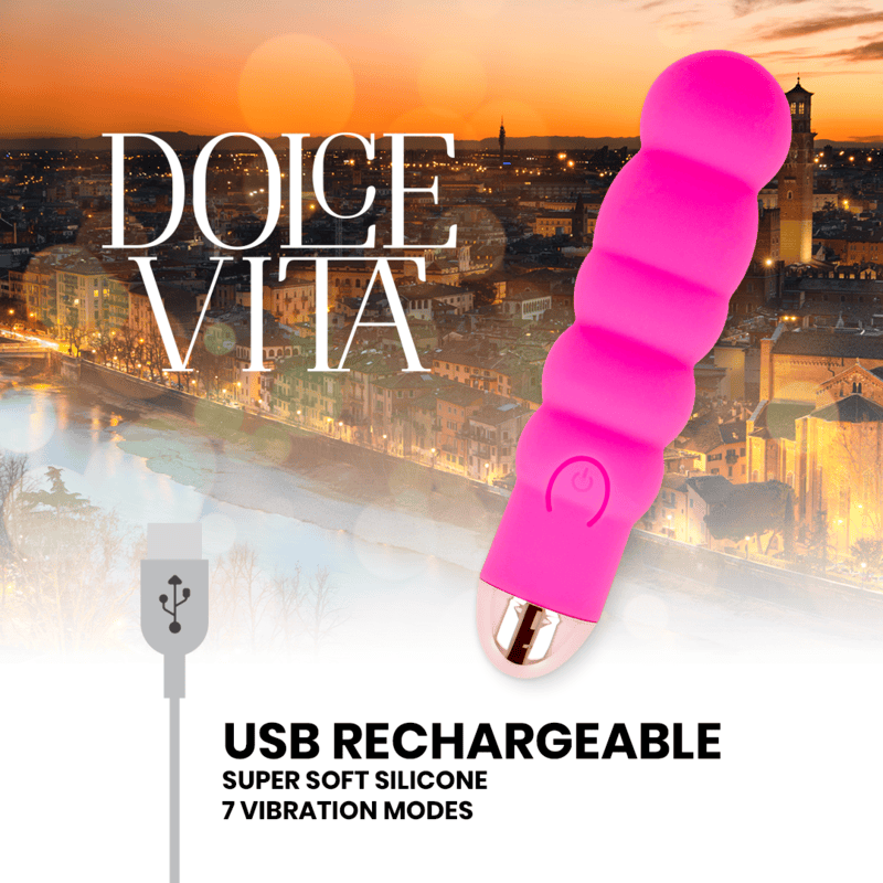 Vibrator Nr. 6 Silikon Rosa 13 x 2,8 cm – Ansicht 4