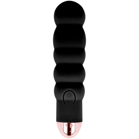 Vibrator Nr. 6 Silikon Schwarz 13 x 2,8 cm