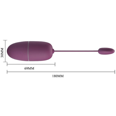 Vibrator Nymph Vibrierendes Ei App-Gesteuert Lila
