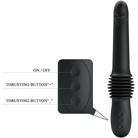 Vibrator Pazuzu 3 Stossmodi Schwarz