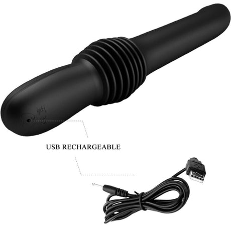 Vibrator Pazuzu 3 Stossmodi Schwarz