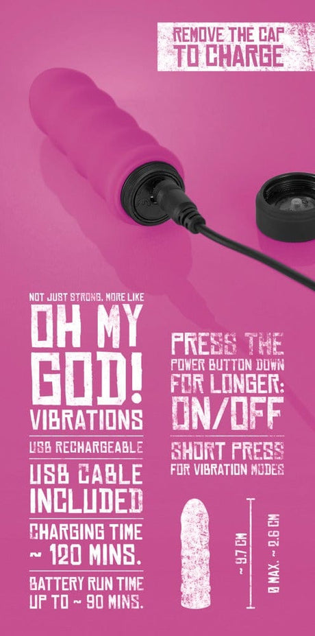 Vibrator Pink Pearl 9,7 x 2,6 cm