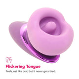 Vibrator Pleasure Sucker mit Saugfunktion Lila – Ansicht 6