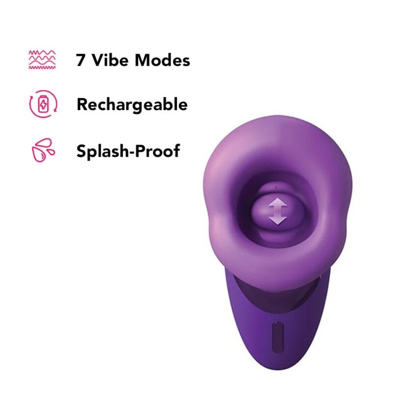 Vibrator Pleasure Sucker mit Saugfunktion Lila – Ansicht 4