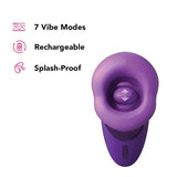 Vibrator Pleasure Sucker mit Saugfunktion Lila – Ansicht 4