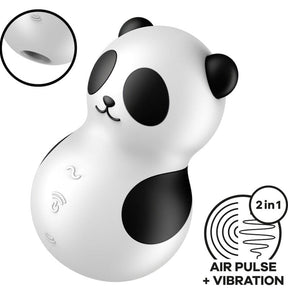 Vibrator Pocket Panda Stimulator & Schwarz Weiss