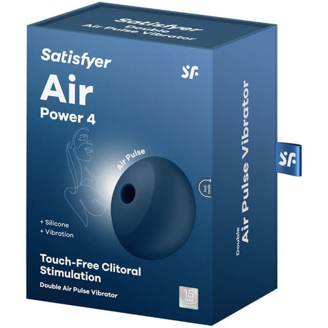 Vibrator Power 4 Stimulator & 12 Vibrationen Blau