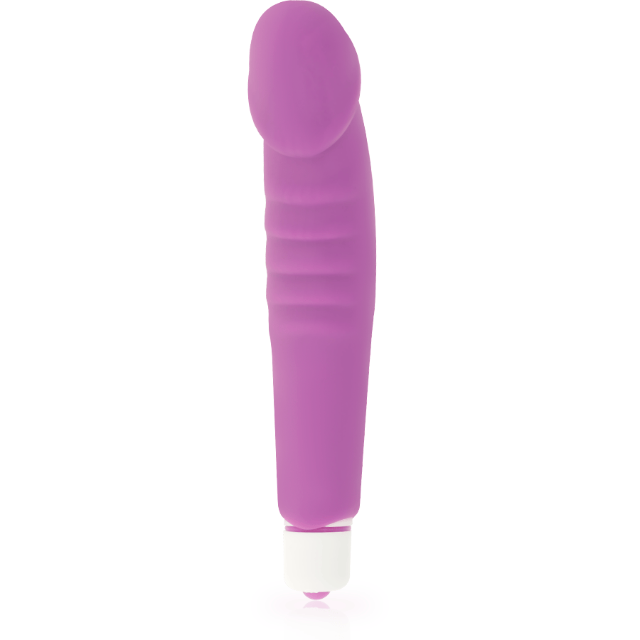 Vibrator Realistic Pleasure Silikon Lila Ø 3,1 cm – Ansicht 4