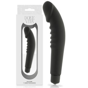 Vibrator Realistic Pleasure Silikon Schwarz Ø 3,1 cm