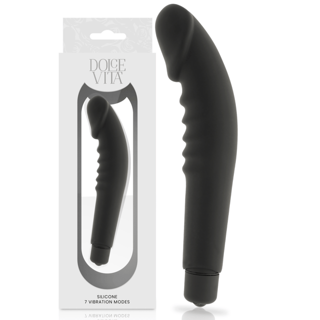 Vibrator Realistic Pleasure Silikon Schwarz Ø 3,1 cm