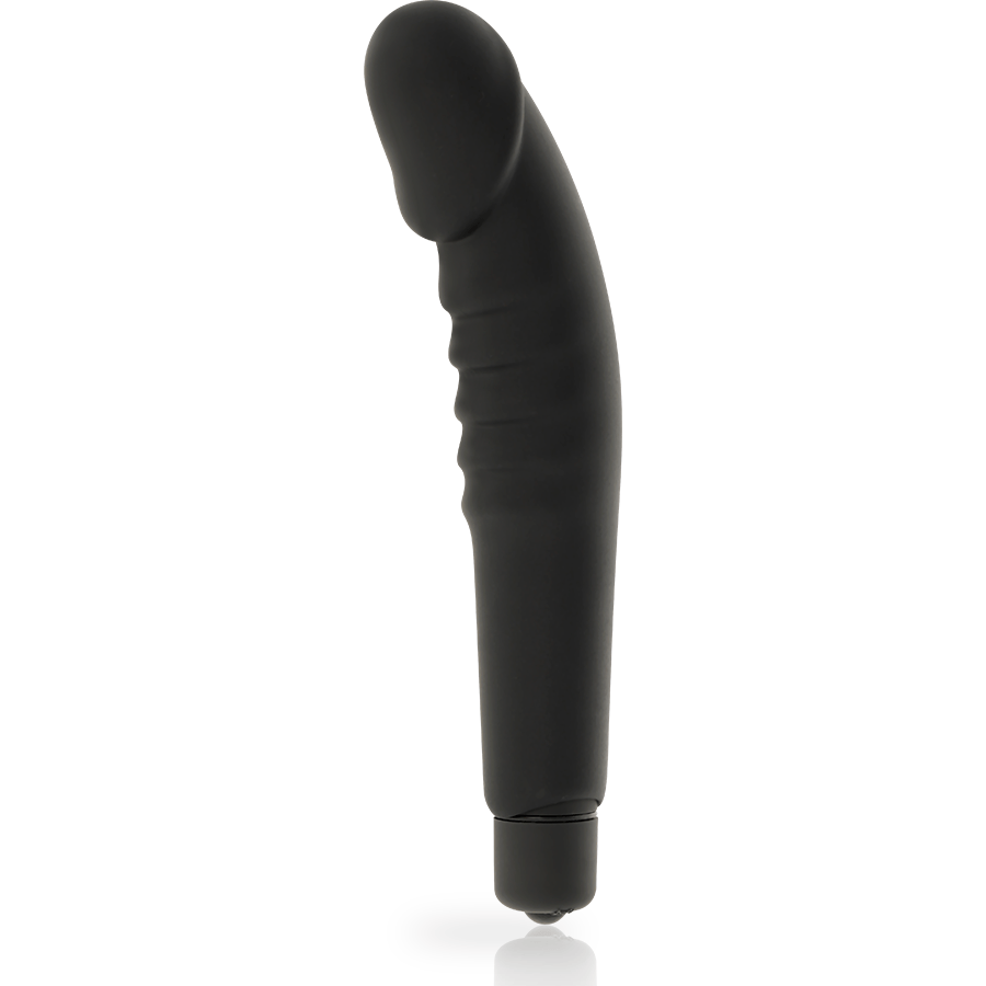 Vibrator Realistic Pleasure Silikon Schwarz Ø 3,1 cm – Ansicht 3