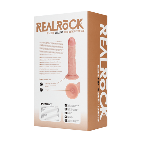 Vibrator realistisch gebogen Hautfarbe 15 x Ø 3 cm – Ansicht 3