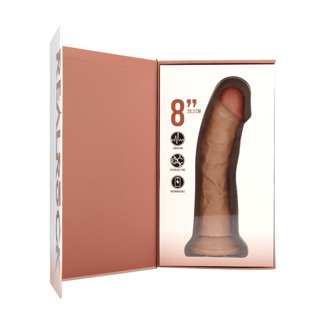 Vibrator realistisch gebogen Hautfarbe 20 x Ø 4 cm – Ansicht 11