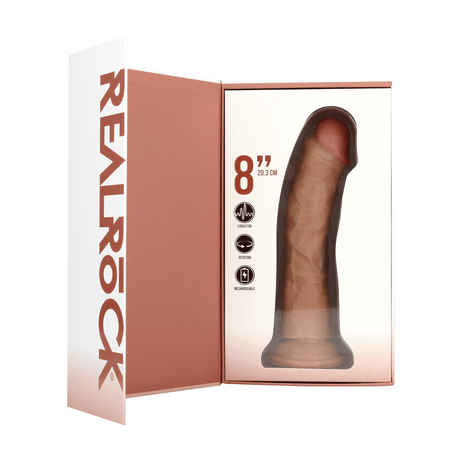 Vibrator realistisch gebogen rotierend Hautfarbe 16 x Ø 4 cm – Ansicht 15