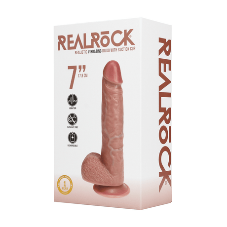 Vibrator realistisch gerade mit Hoden Hautfarbe 14 x Ø 3 cm – Ansicht 13