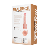Vibrator realistisch gerade rotierend mit Hoden Hautfarbe 16 x Ø 4 cm – Ansicht 3