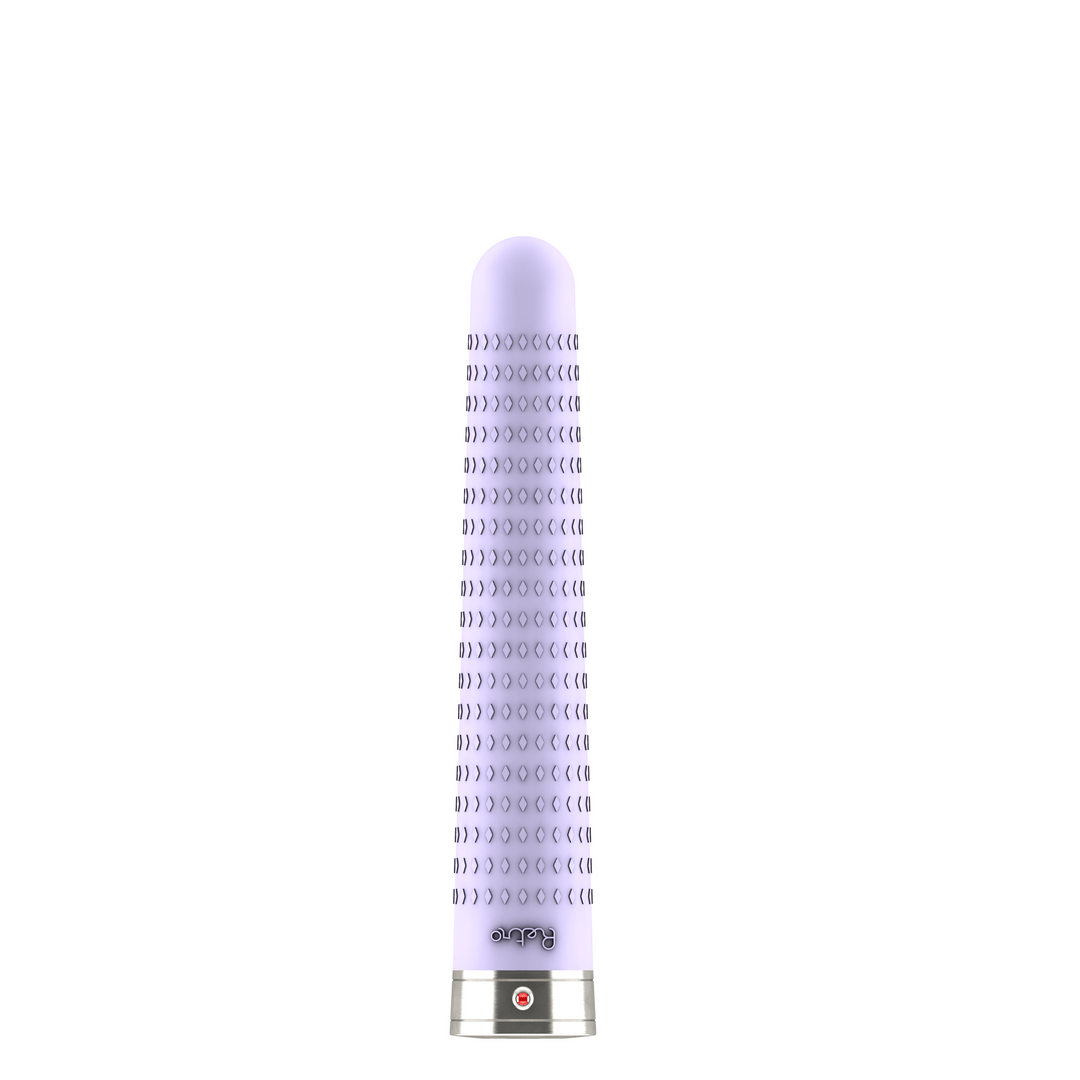 Vibrator Retro Joplin geriffelt Violett 15,5 cm