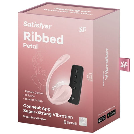 Vibrator Ribbed Petal g Point Fernbedienung Stimulator Rose Kostenlose App Schwarz