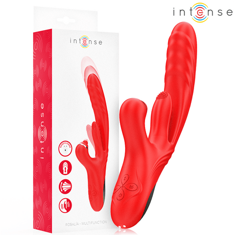 Vibrator Rosalia Multifunktionsvibrator 3 in 1 Rot