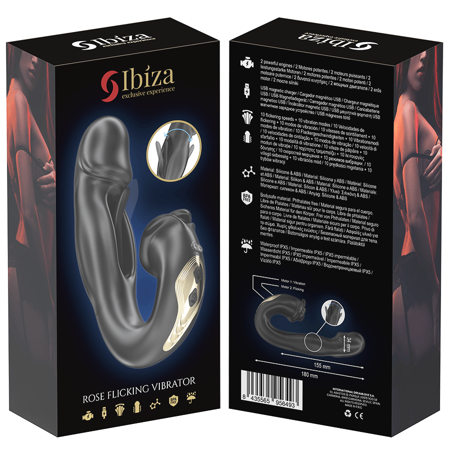 Vibrator Rose Schnappeffekt und Klitoris-Stimulator
