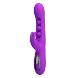 Vibrator Sabien Rabbit mit Klopf-Stimulation und LED Lila – Ansicht 6