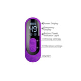 Vibrator Sabien Rabbit mit Klopf-Stimulation und LED Lila – Ansicht 9