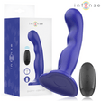 Vibrator Shorty mit Saugnäpfen Blau Fernbedienung 16 x 4 cm