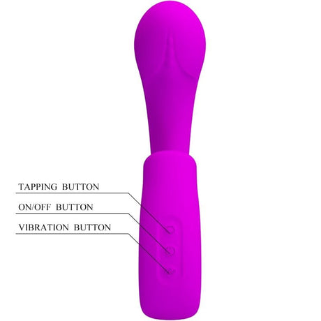 Vibrator Sibel Sibel g-Spot + Klitoris-Stimulator 10 Vibrationen Lila