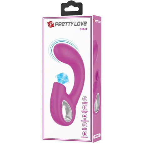 Vibrator Sibel Sibel g-Spot + Klitoris-Stimulator 10 Vibrationen Lila
